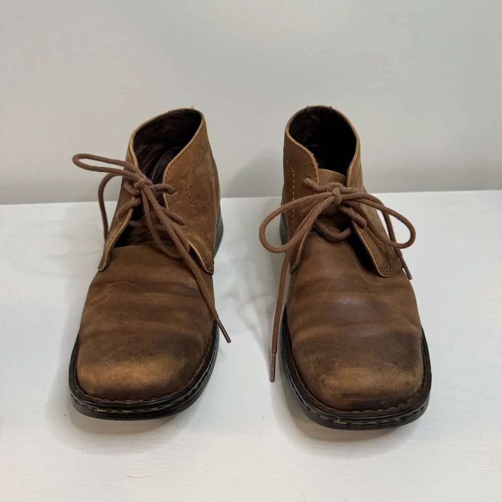 Born Harrison Brown Leather Chukka Boots Lace Up Men’s 8.5 M‎